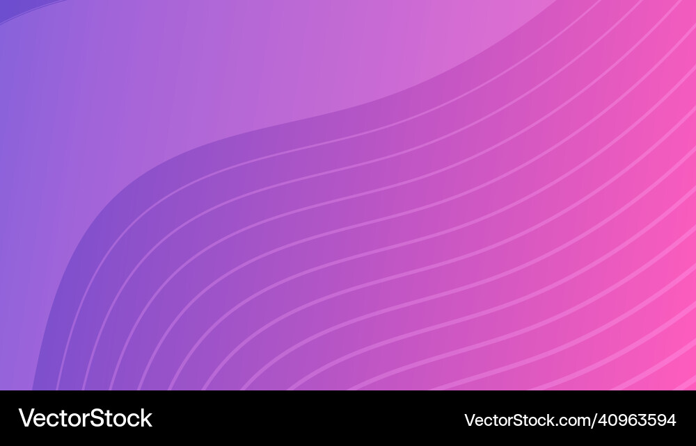 Modern colorful gradient background with wave vector image