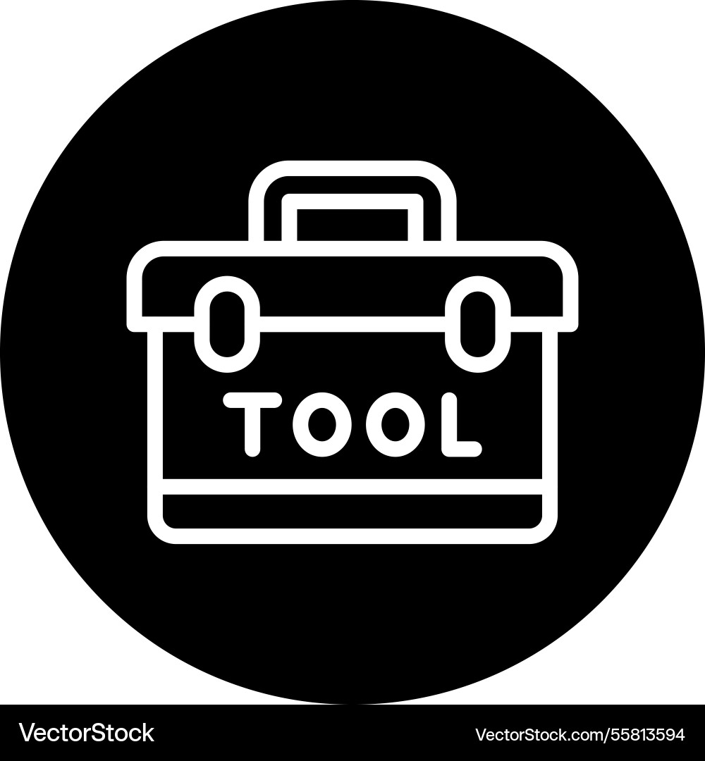 Toolbox icon design Vector Image