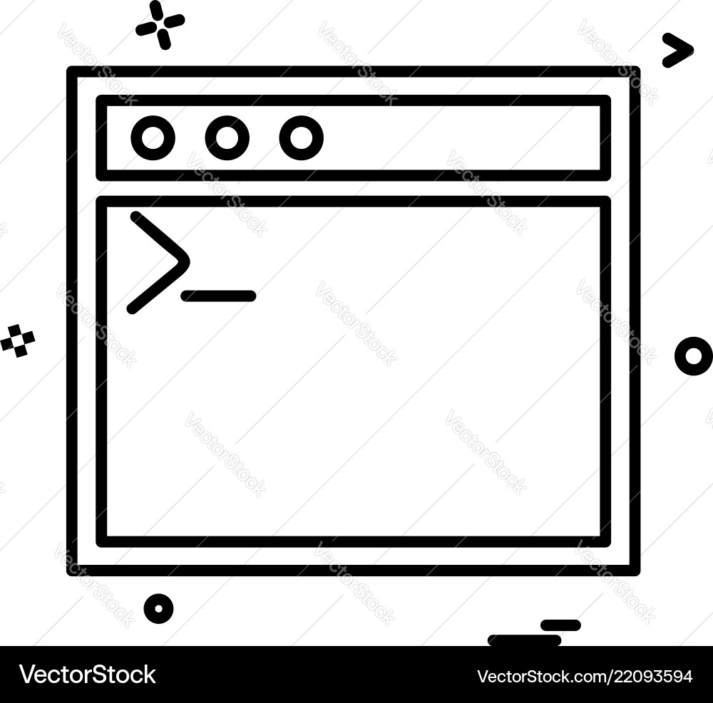 Web layout icon design Vector Image