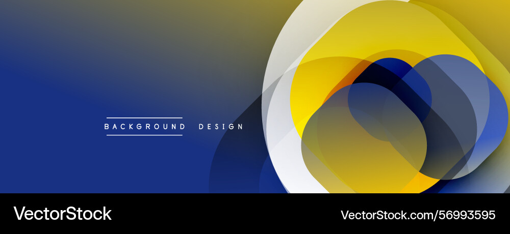 Abstract design features layered circles gradient Abstract design features layered circles gradient Vector Image
