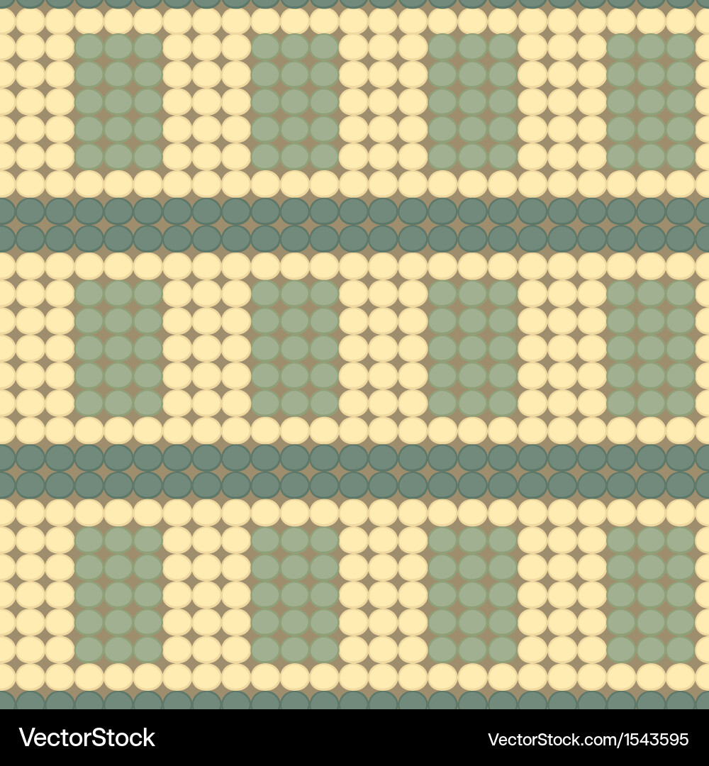 Beadwork seamless pattern vector image