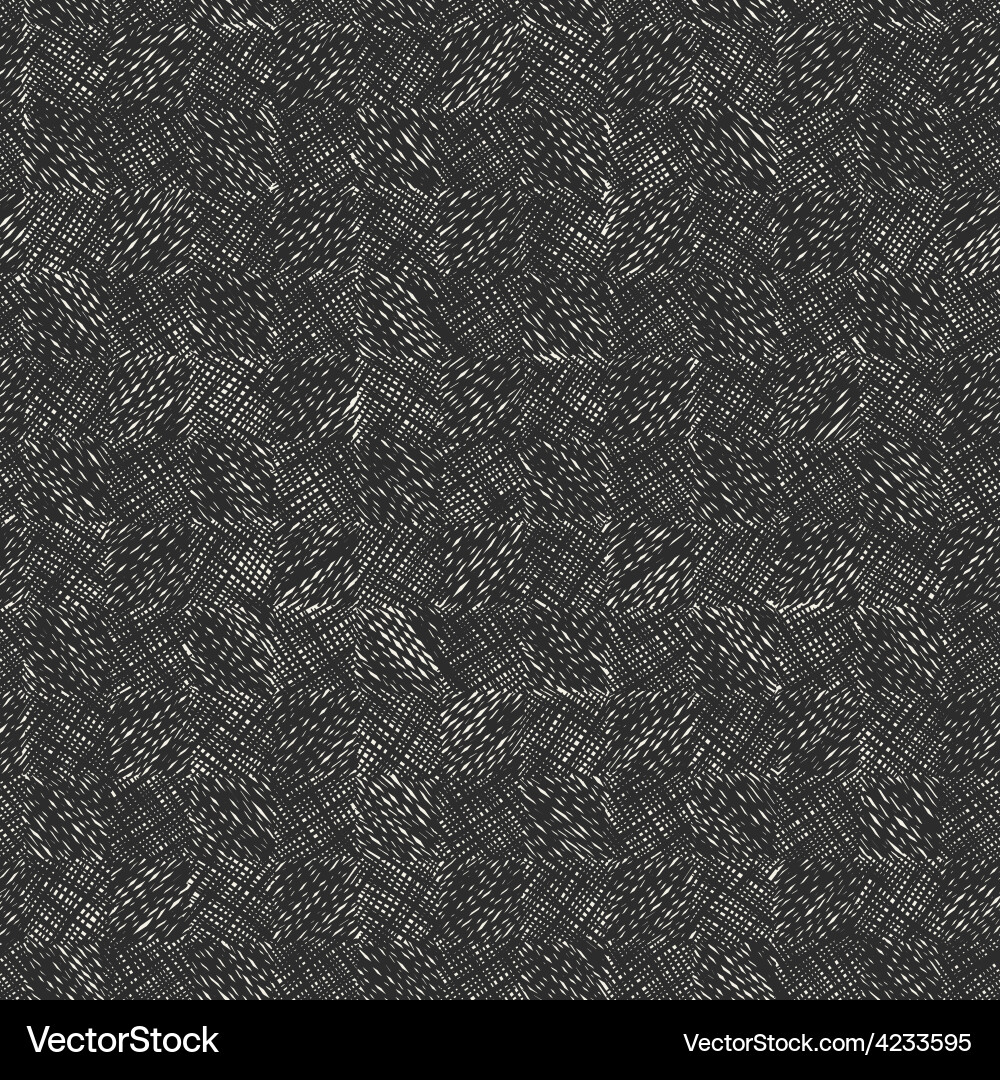 Dark Scribble Pattern vector image