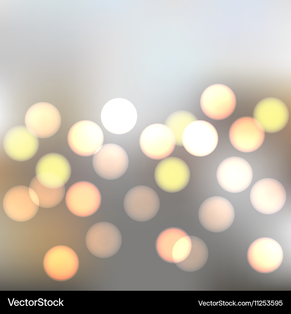 Sparkling bokeh vector image