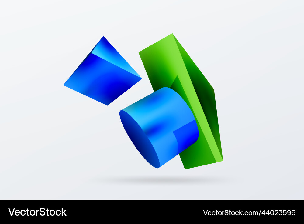 3d abstract background shapes triangle 3d abstract background shapes triangle vector image