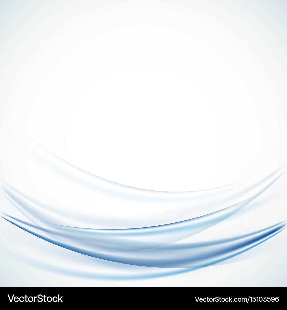Abstract Blue Wave Backgrounds Vector Image