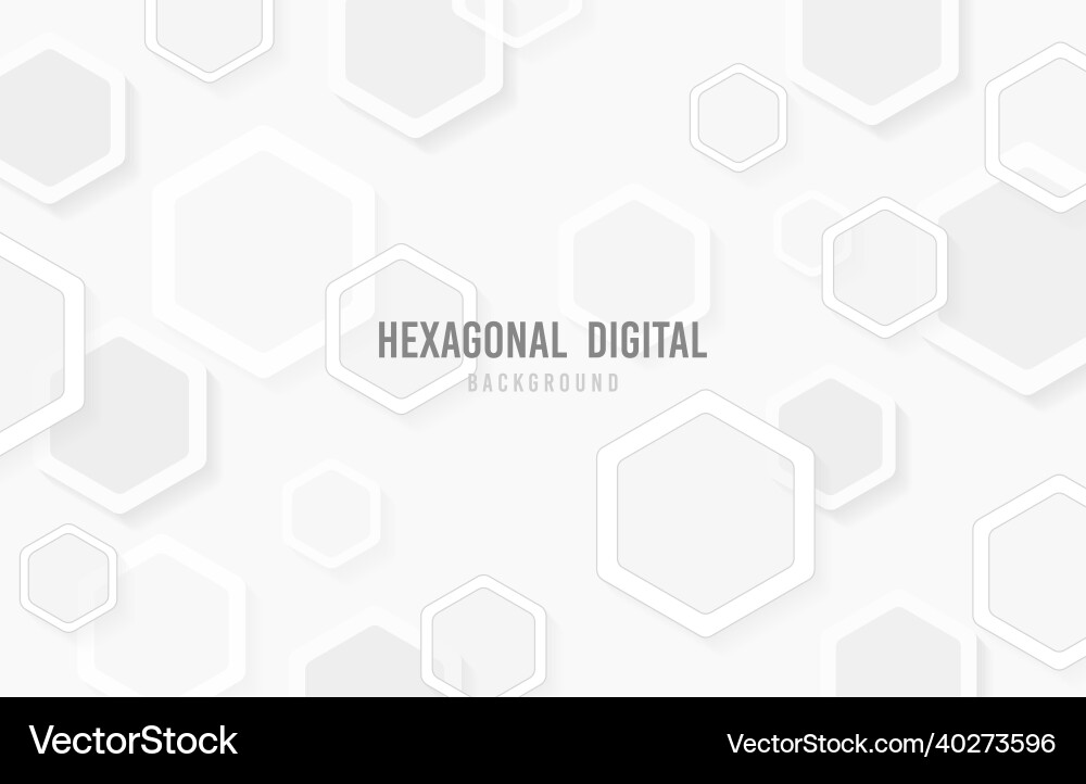 Abstract hexagonal pattern artwork template Abstract hexagonal pattern artwork template vector image