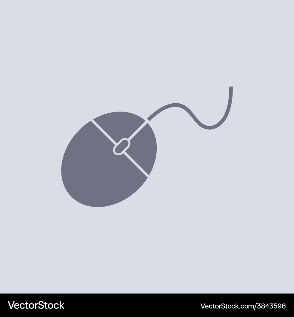 Computer mouse vector image