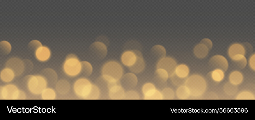Golden bokeh blurred background with sparkling Golden bokeh blurred background with sparkling vector image