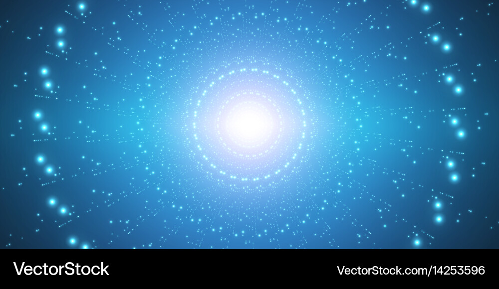 Infinite space background matrix vector image