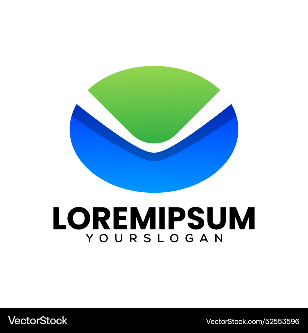 Message circle logo design Message circle logo design Vector Image