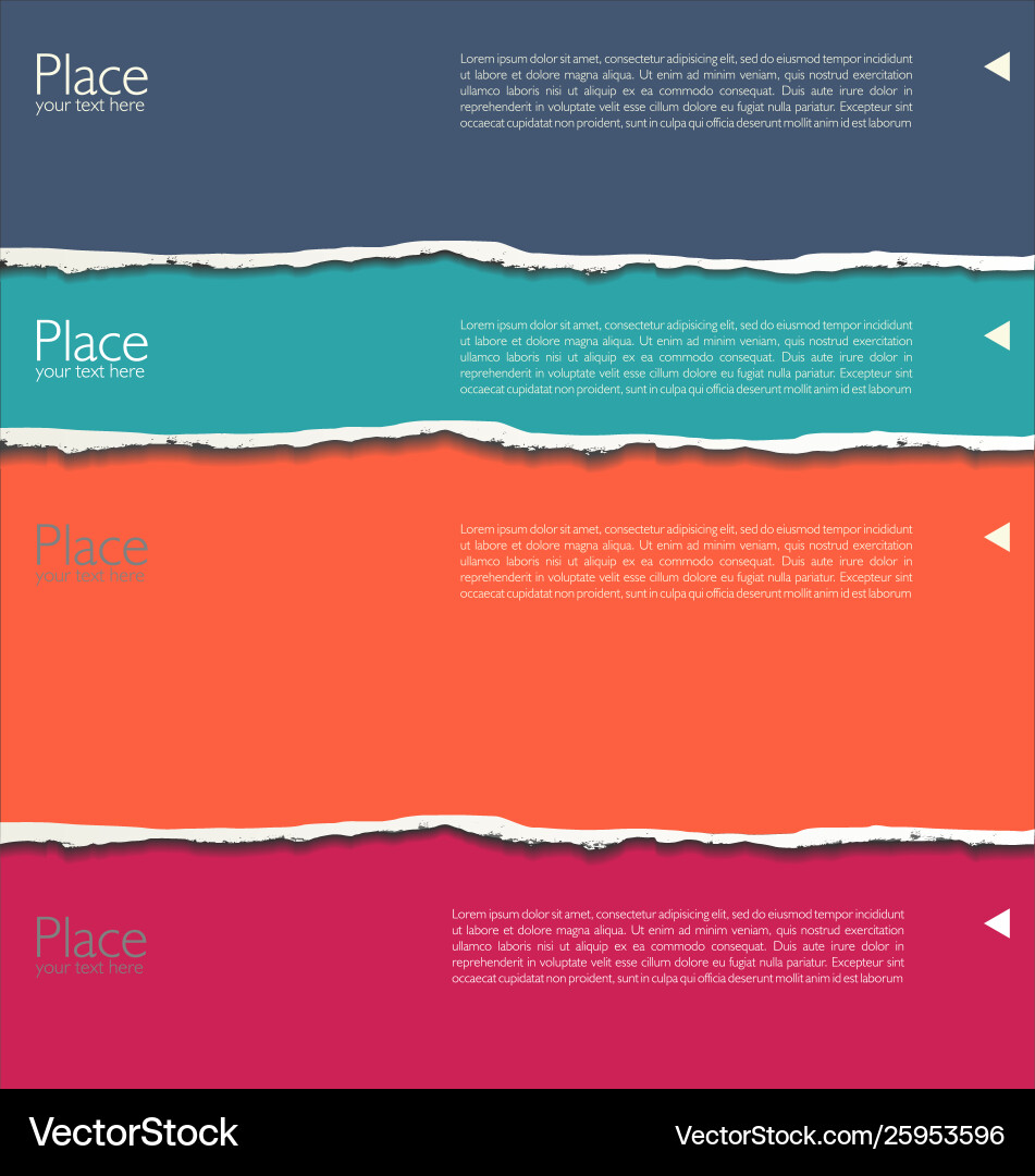 Torn Paper Background - Text Space vector image