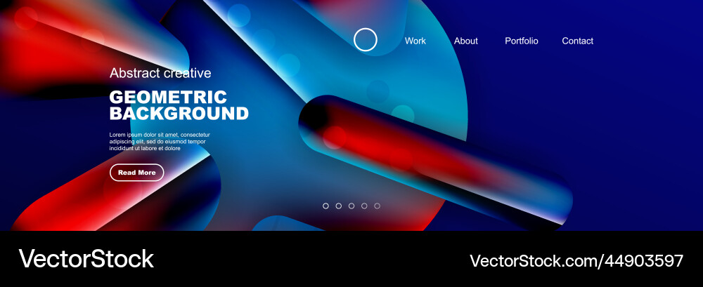 Abstract background for your landing page design Abstract background for your landing page design Vector Image