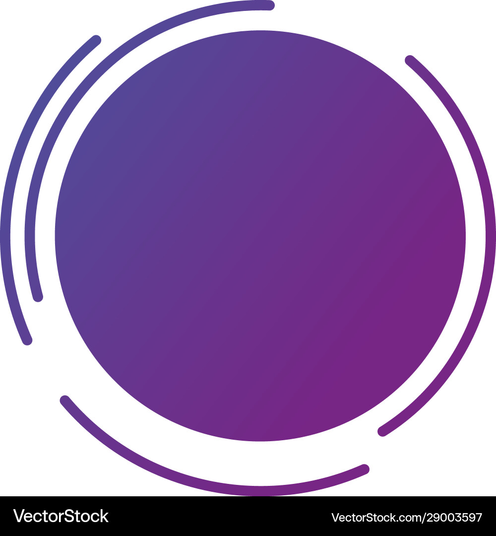 Abstract hi-tech segmented geometric circle shape Abstract hi-tech segmented geometric circle shape vector image