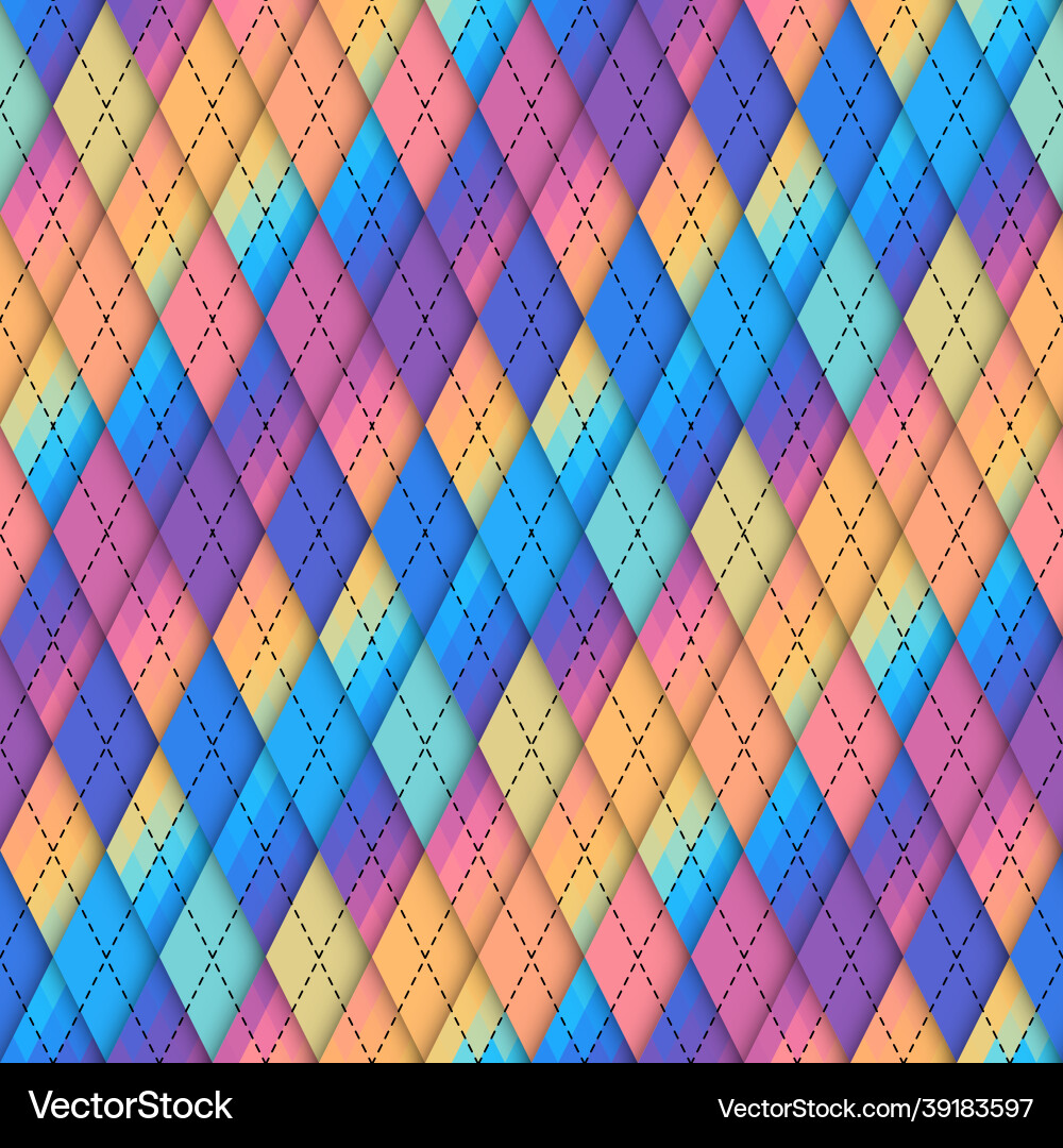Argyle seamless pattern background Argyle seamless pattern background vector image