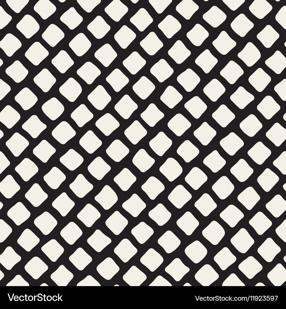 Diagonal Black and White Rectangular Pattern vector image
