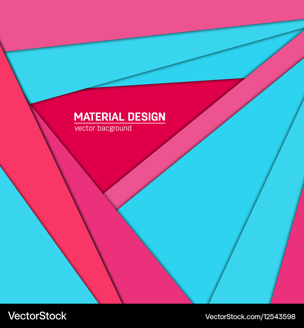 Material design background abstract vector image