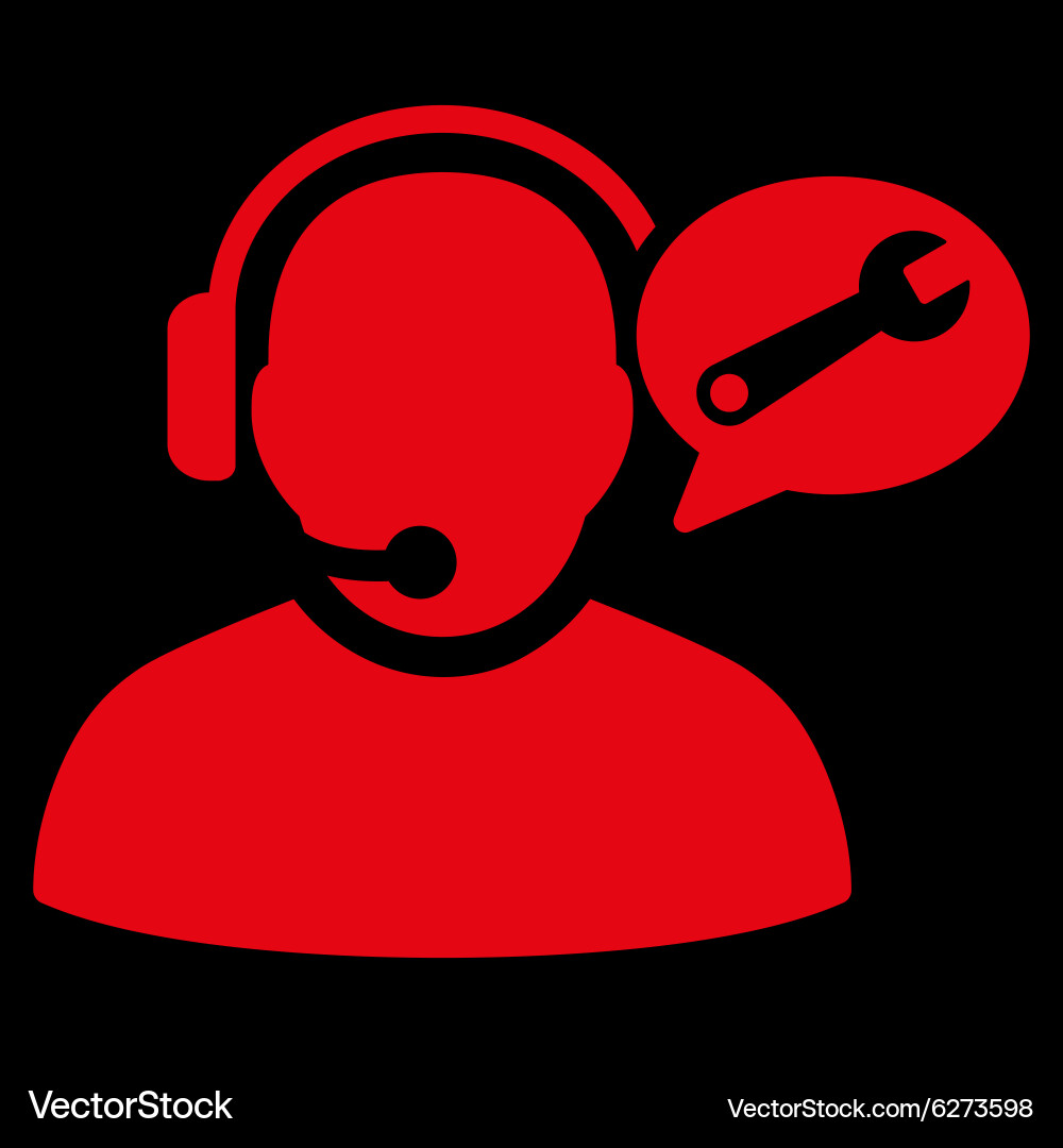 Operator service message icon Vector Image
