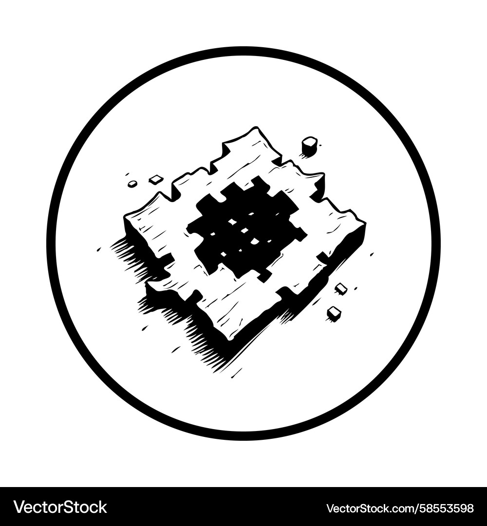Puzzle Piece Icon - Problem Solving Vector Image