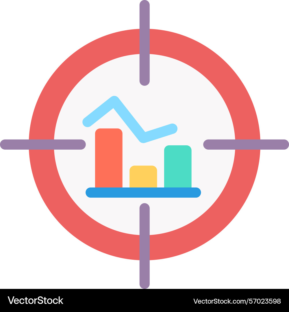 Scope flat style icon design Vector Image