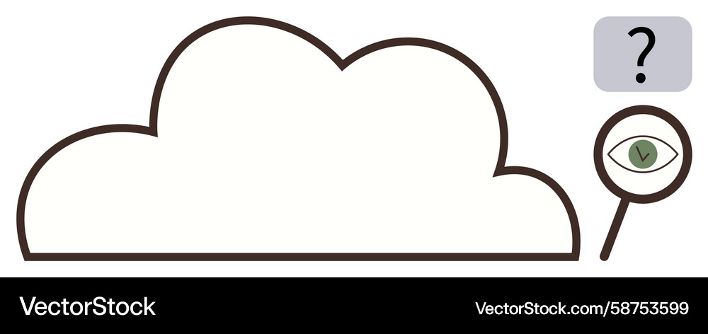 Cloud Computing: Analysis & Security Vector Image