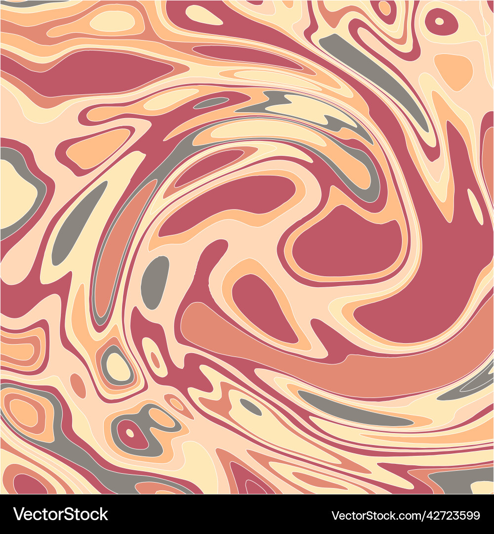 Swirl Pattern - Retro Psychedelic vector image