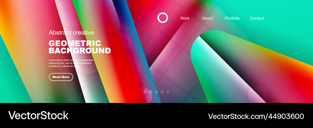 Abstract background for your landing page design Abstract background for your landing page design Vector Image