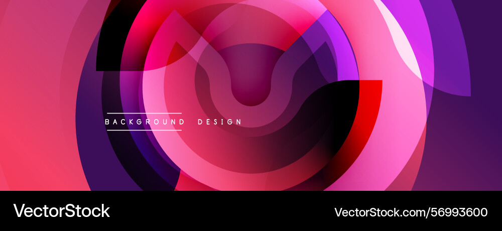 Abstract flowing layers create dynamic visual Vector Image