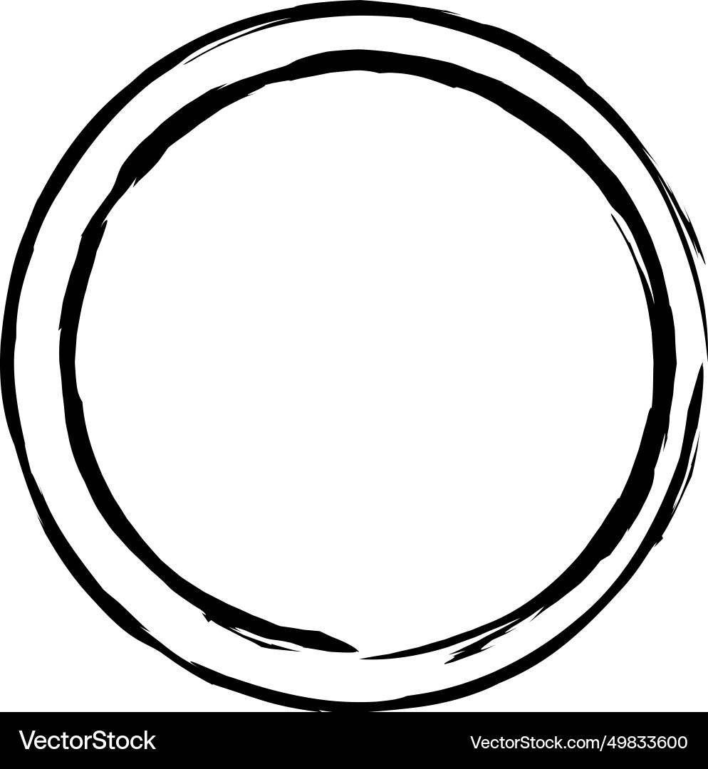 Circle frame border background shape template Circle frame border background shape template Vector Image