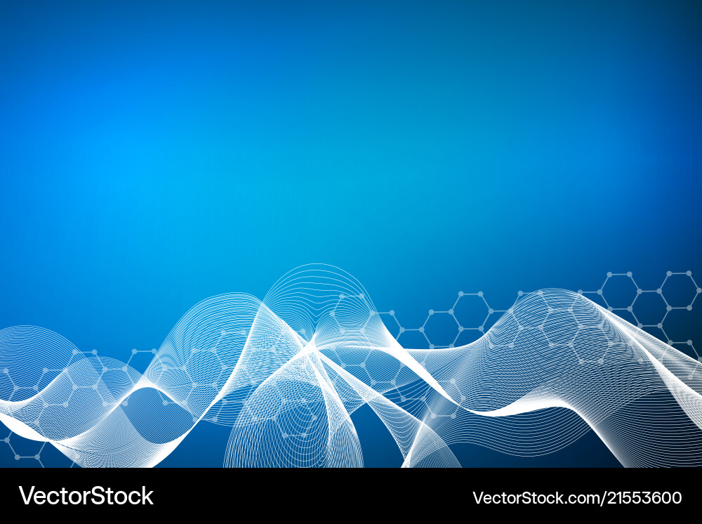 Hexagonal abstract background big data Hexagonal abstract background big data vector image