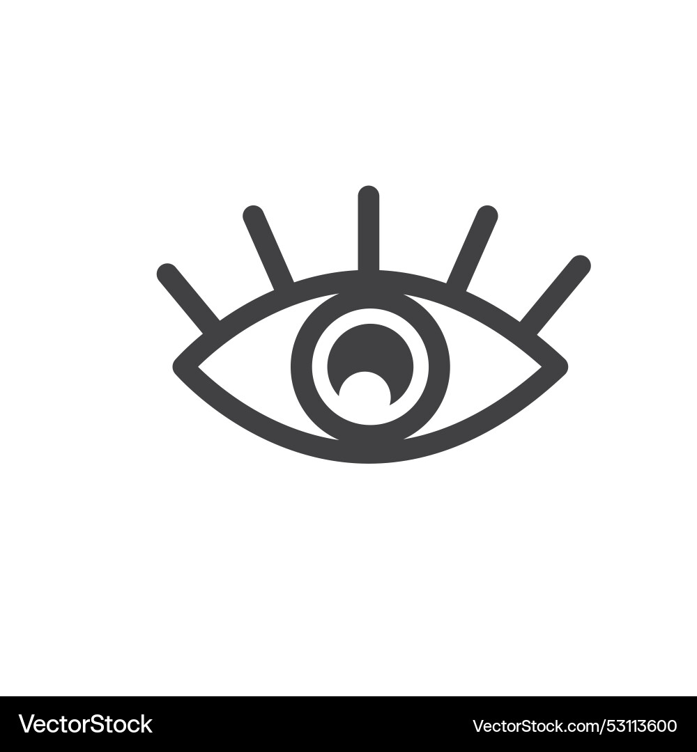 Visible icon element design template Visible icon element design template vector image
