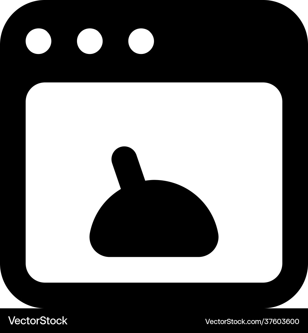 Web dashboard Vector Image