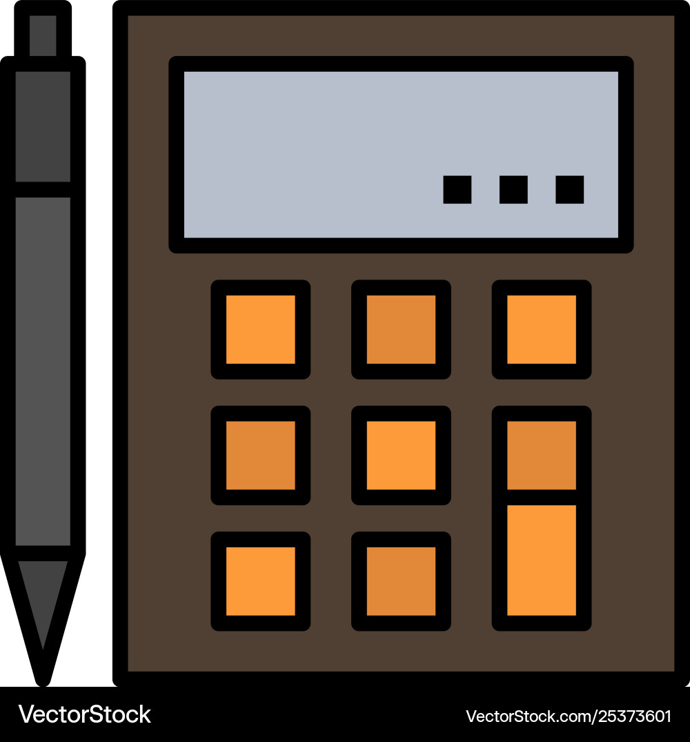 Accounting account calculate calculation Accounting account calculate calculation vector image