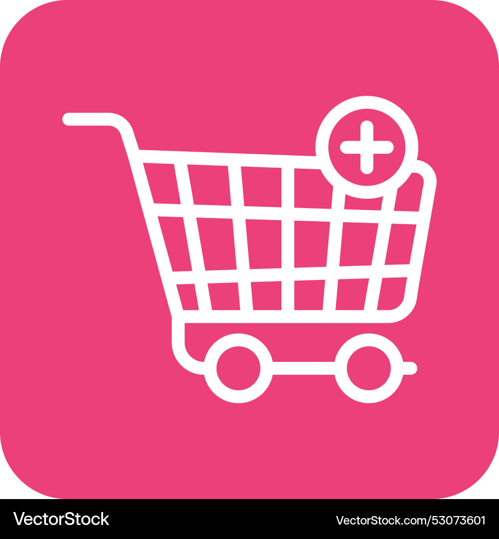 Add to cart icon design vector image
