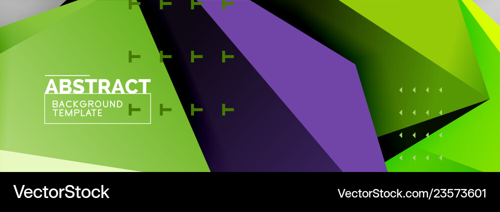 Dynamic Triangular Background Vector Image