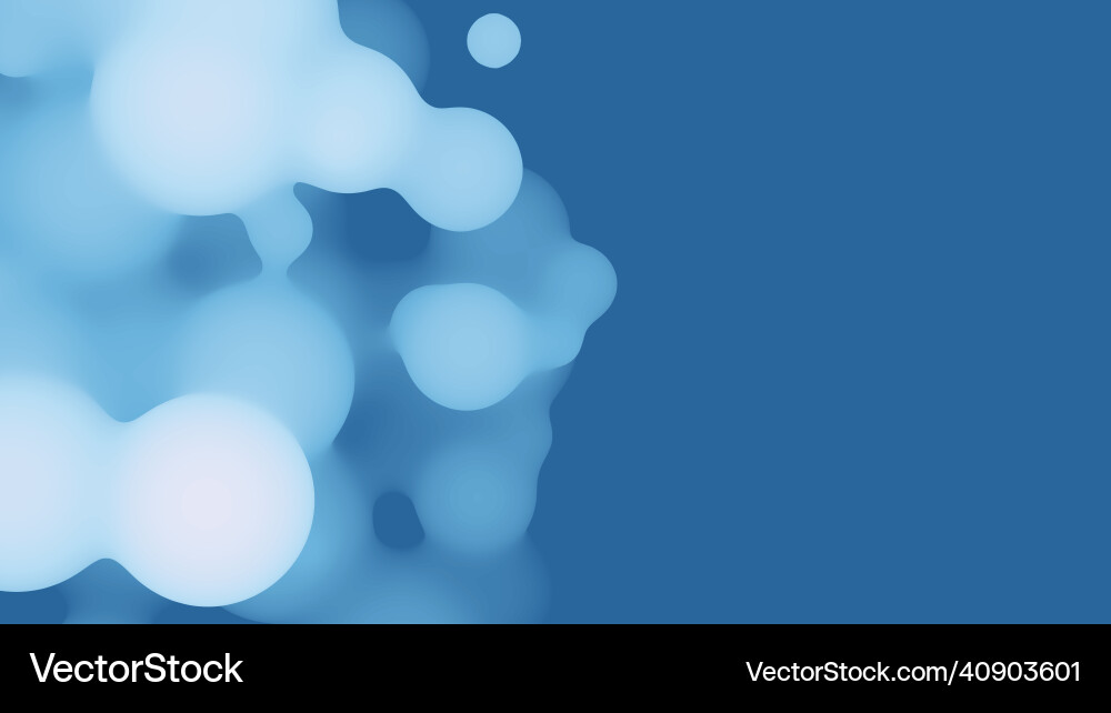 Fluid Metaball Abstract Shape vector image
