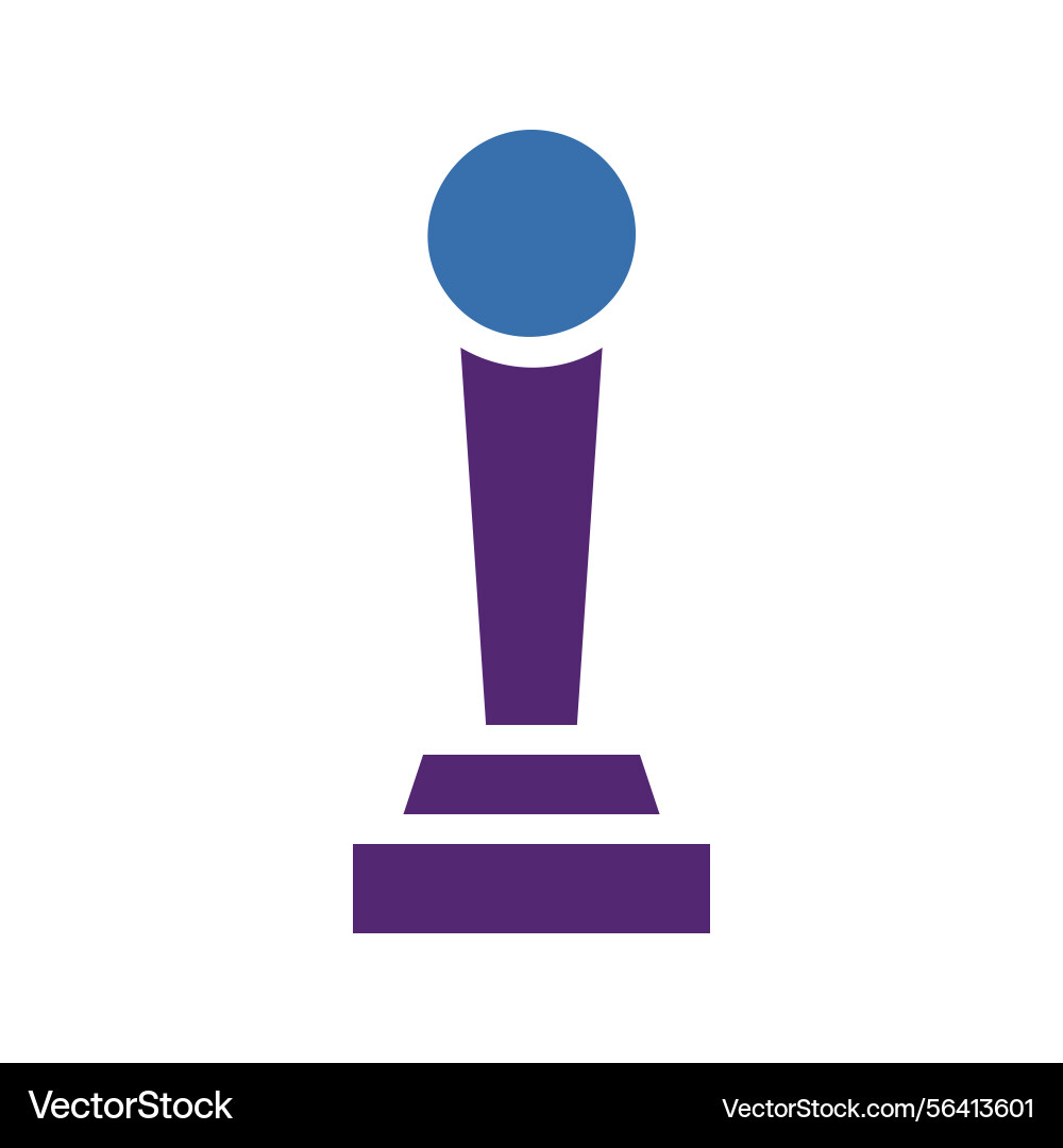 Geometric abstraction trophy design with simple Geometric abstraction trophy design with simple vector image