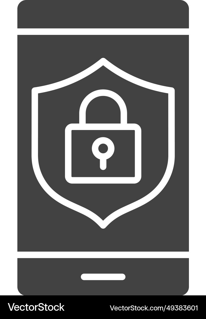 Secure device icon image Vector Image
