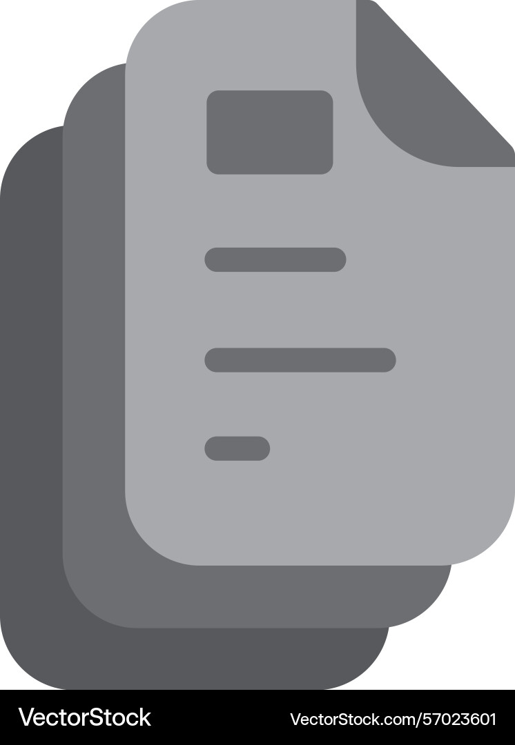 Stack flat style icon design Vector Image