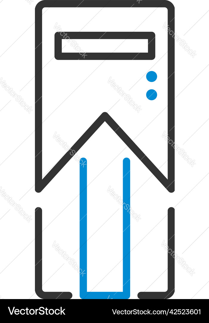 System unit icon Vector Image