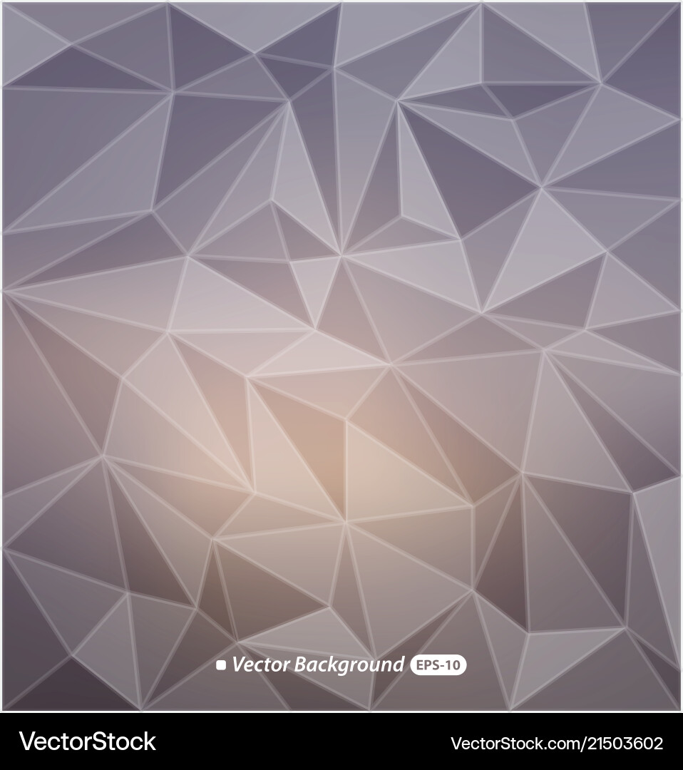 Abstract Triangles Background Vector Image