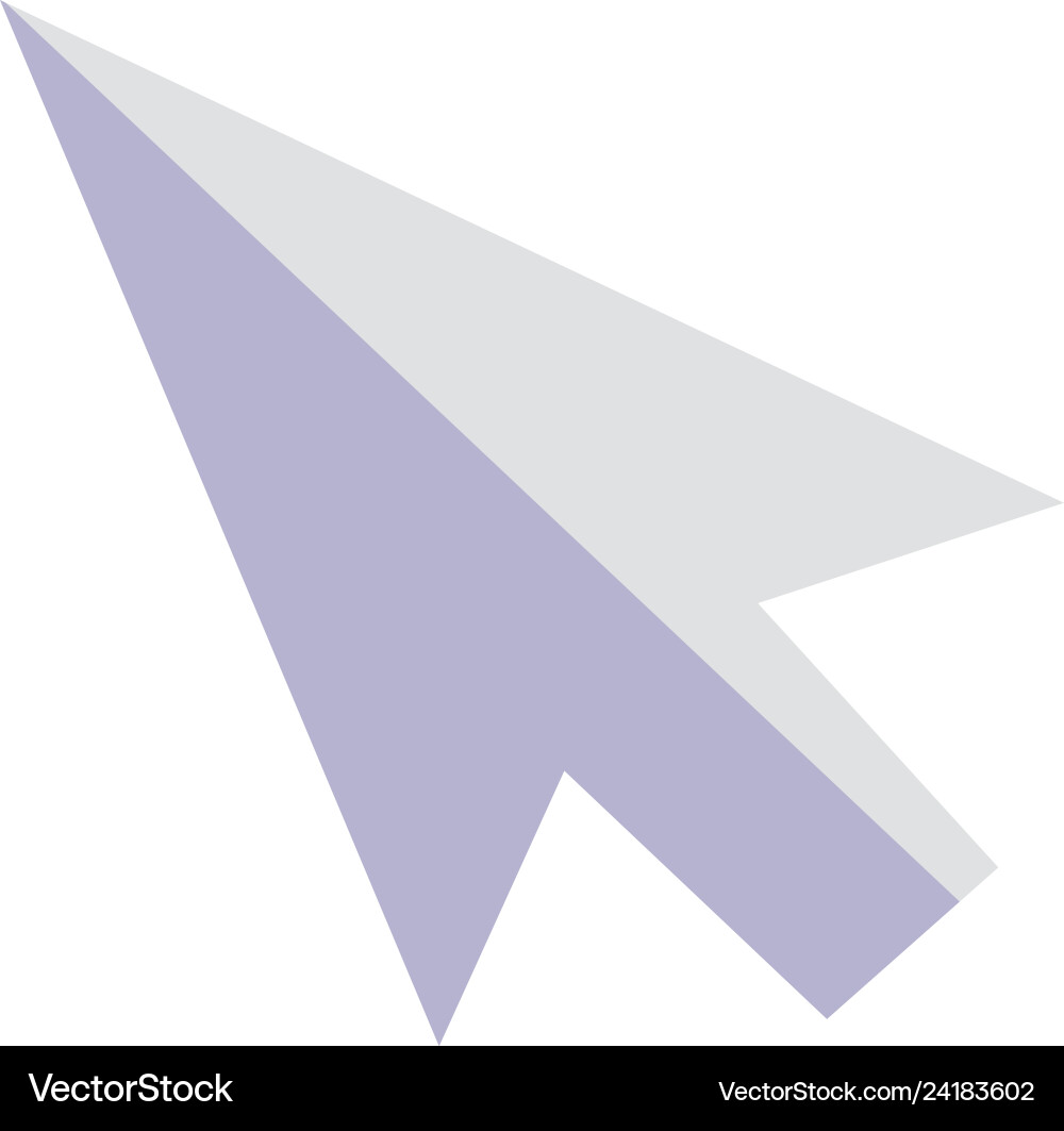 Arrow mouse pointer icon vector image