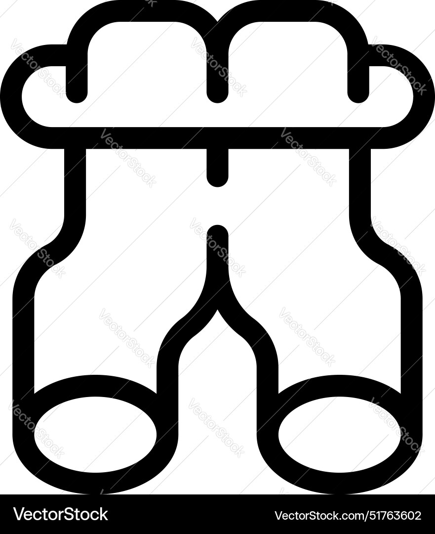 Binoculars icon for exploring and searching using Binoculars icon for exploring and searching using vector image