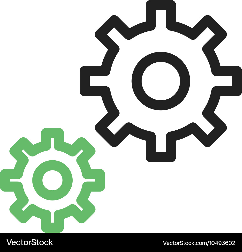 Hardware setup Vector Image