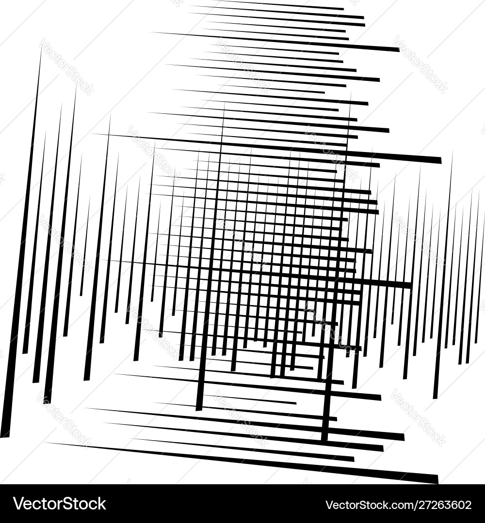 Random lines grid mesh dynamic irregular overlap vector image