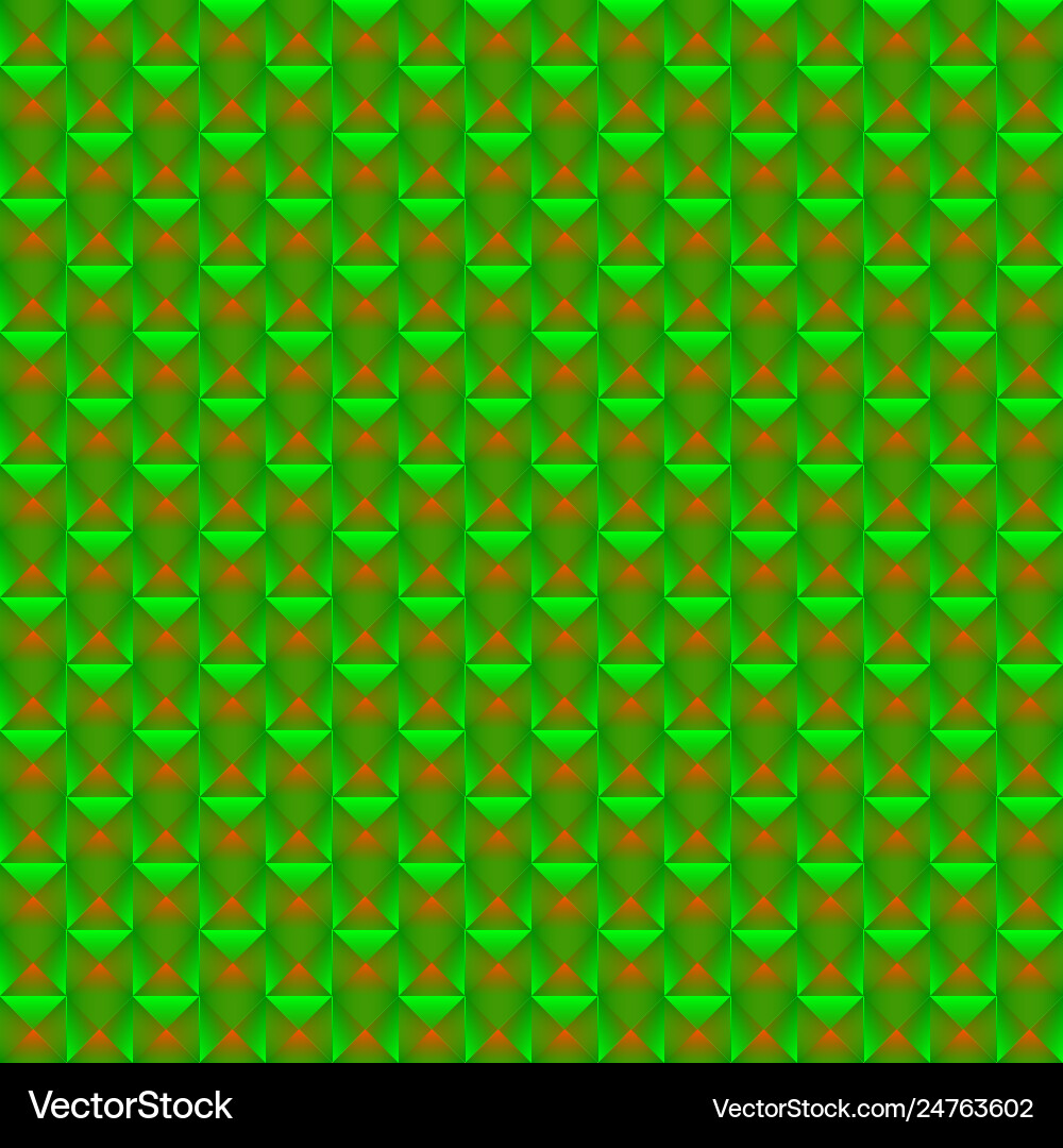 Tiled pattern green squares and orange Tiled pattern green squares and orange Vector Image