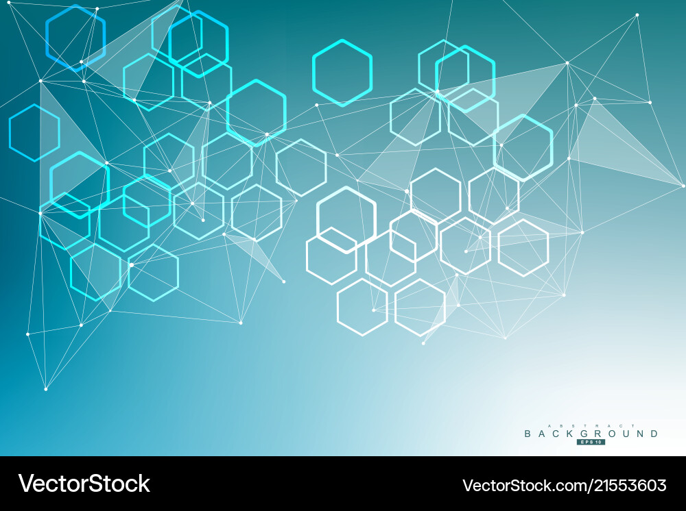 Big data visualization background modern Big data visualization background modern vector image