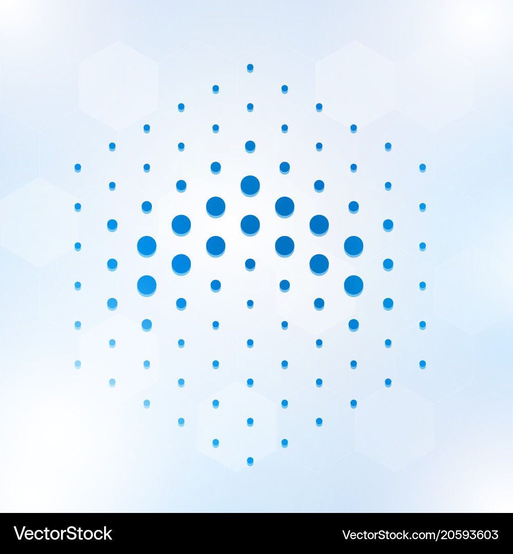 Geometric network abstract background vector image