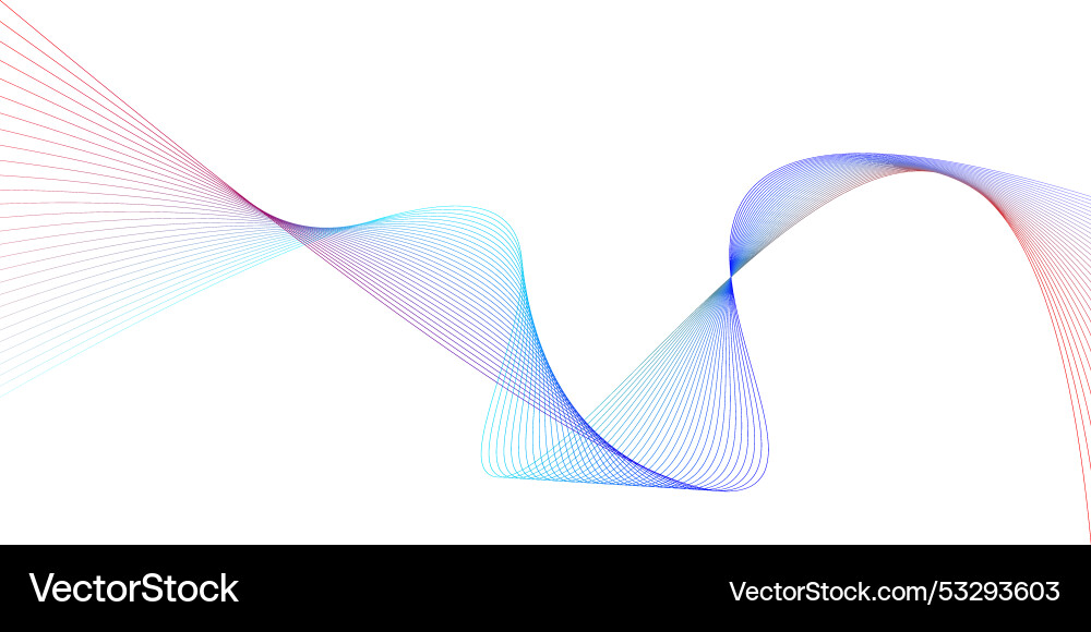 Gradient moving lines design element Gradient moving lines design element vector image
