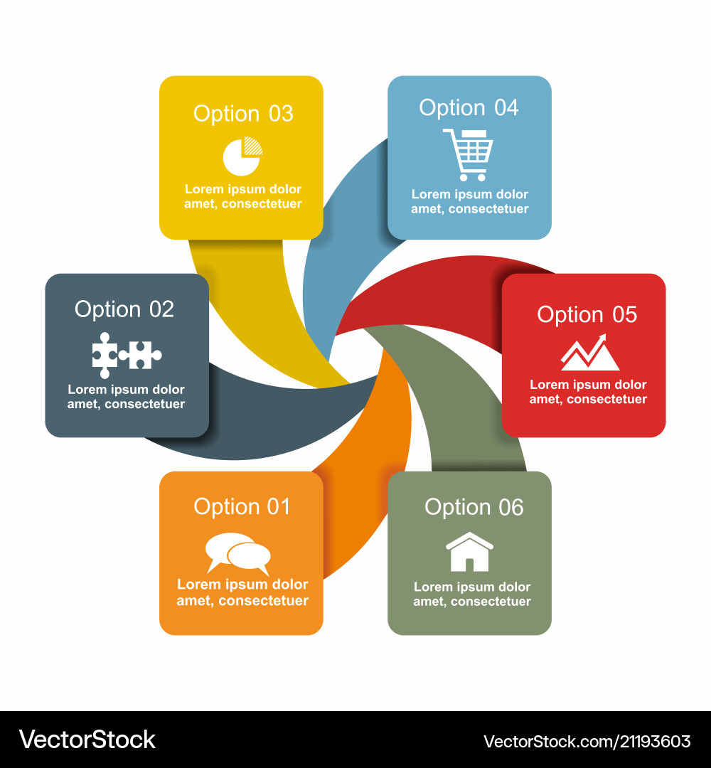 Infographic Template - Data Visualization vector image