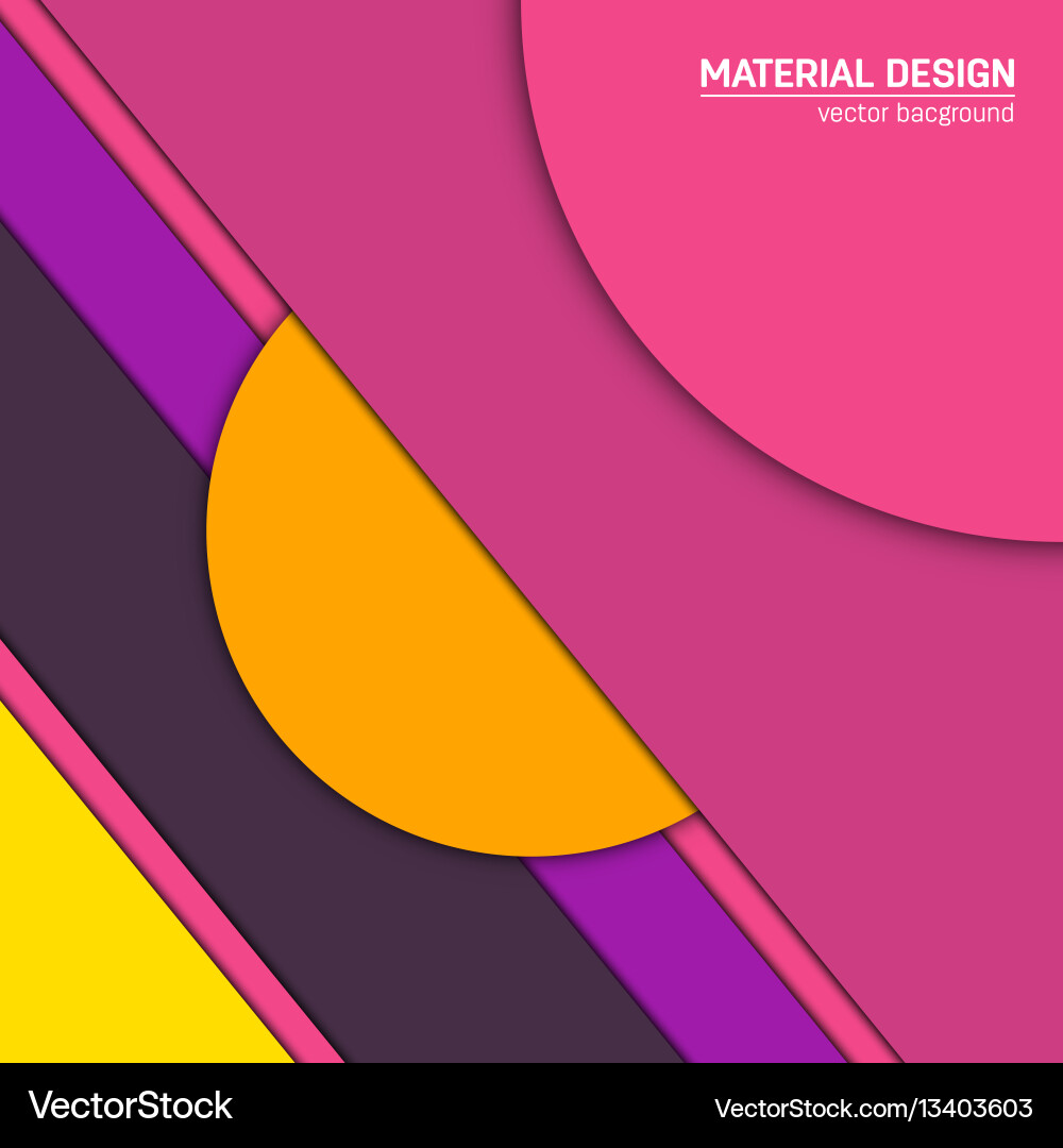 Material design background abstract vector image